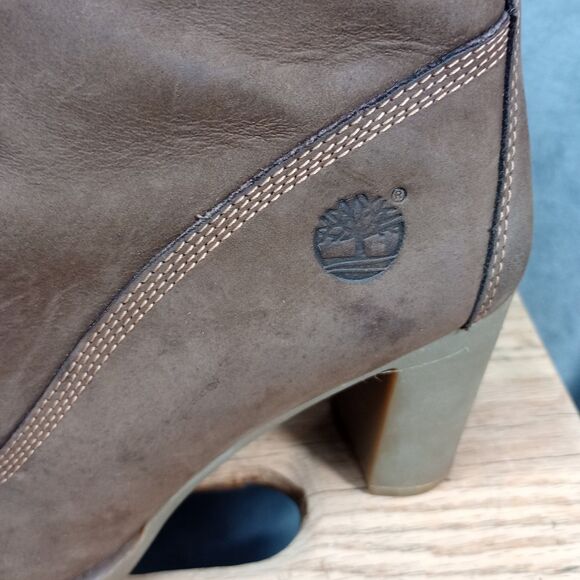 Timberland Women's Allington Lace-Up Ankle Booties Boots‎ 8  Brown - Picture 4 of 15